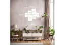 Novart Wandbild Set Wohnzimmer Wald Hirsch Natur Berge Bild 1