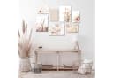 Novart Wandbild Boho Natur Blumen Beige - Komplett Aufhängfertig Bild 3