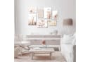 Novart Wandbild Boho Natur Blumen Beige - Komplett Aufhängfertig Bild 4