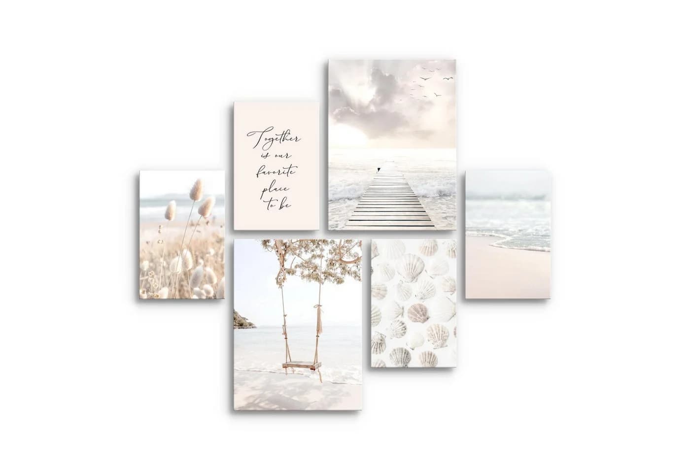 Novart Wandbild Natur Landschaft Beige Modern Deko - Bild 3