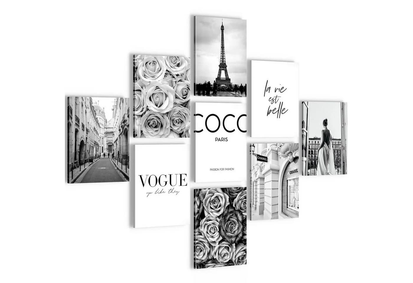 Novart Wandbild Set Coco 9-tlg. Modern 20x25 cm - Bild 2