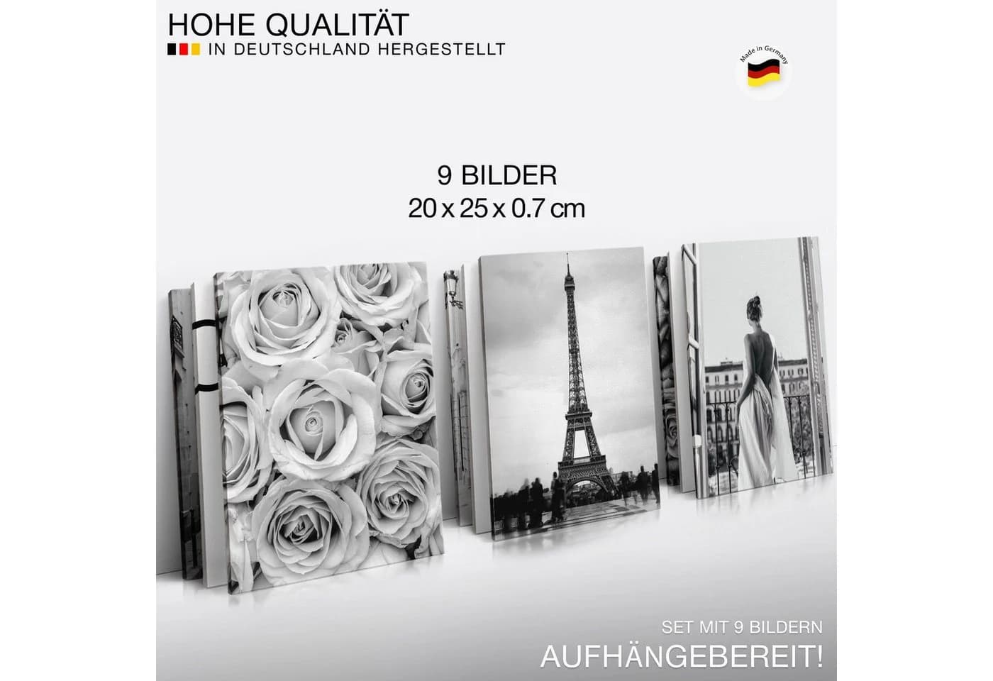 Novart Wandbild Set Coco 9-tlg. Modern 20x25 cm - Bild 3