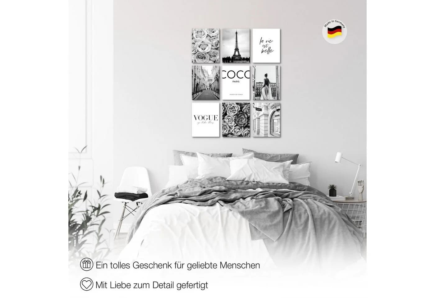 Novart Wandbild Set Coco 9-tlg. Modern 20x25 cm - Bild 5