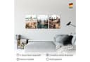 Novart Wandbild Wald Natur Bilder Set 3 Teilig Berge Hirsch Bild 1
