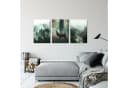 Novart Wandbild Wald Natur Bilder Set 3 Teilig Hirsch Bild 3