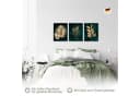 Novart Wandbild Goldene Blätter 3er Set Modern 30x40 cm Bild 5