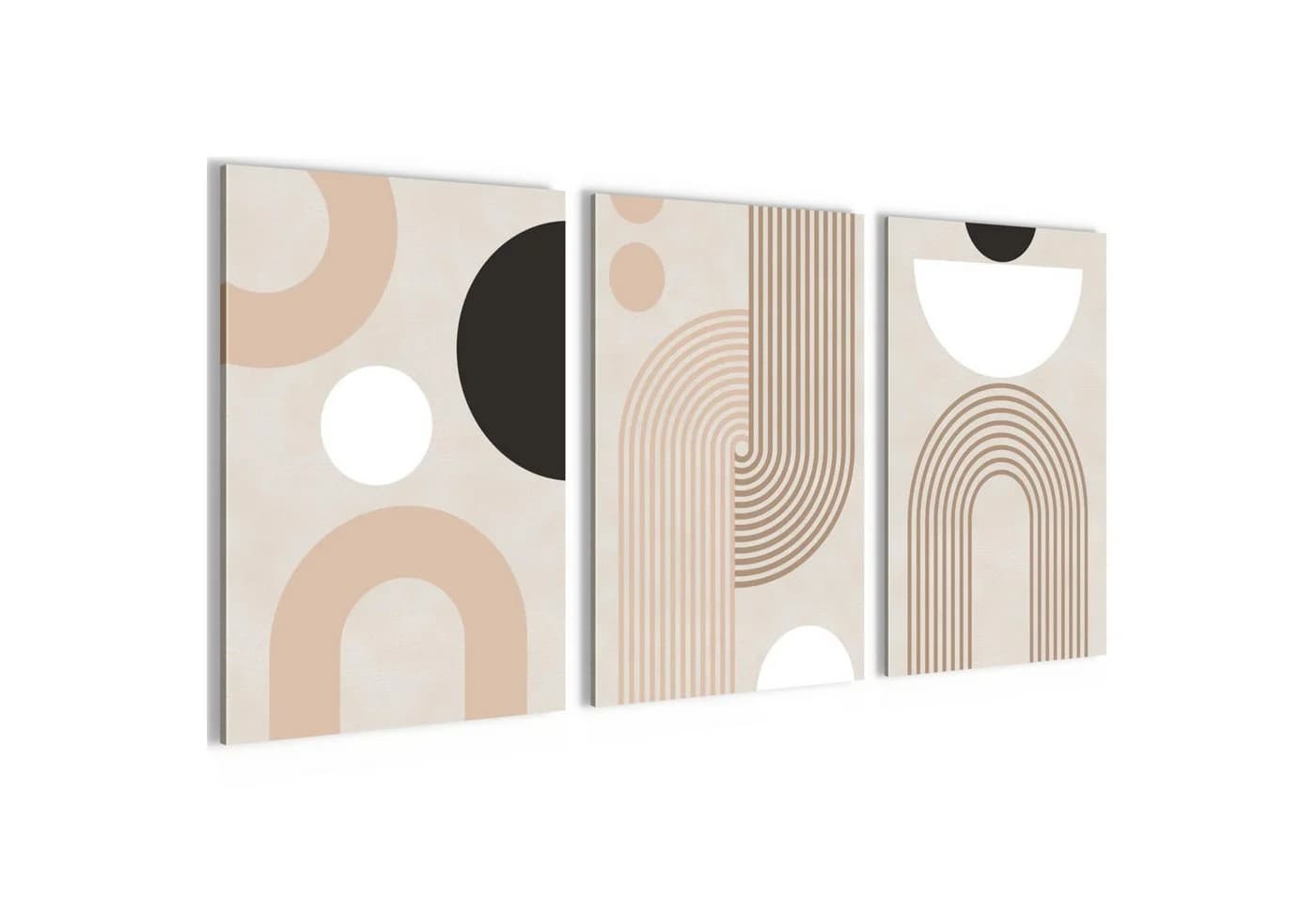 Novart Wandbild Set Abstrakt Geometrisch 3-teilig - Bild 2