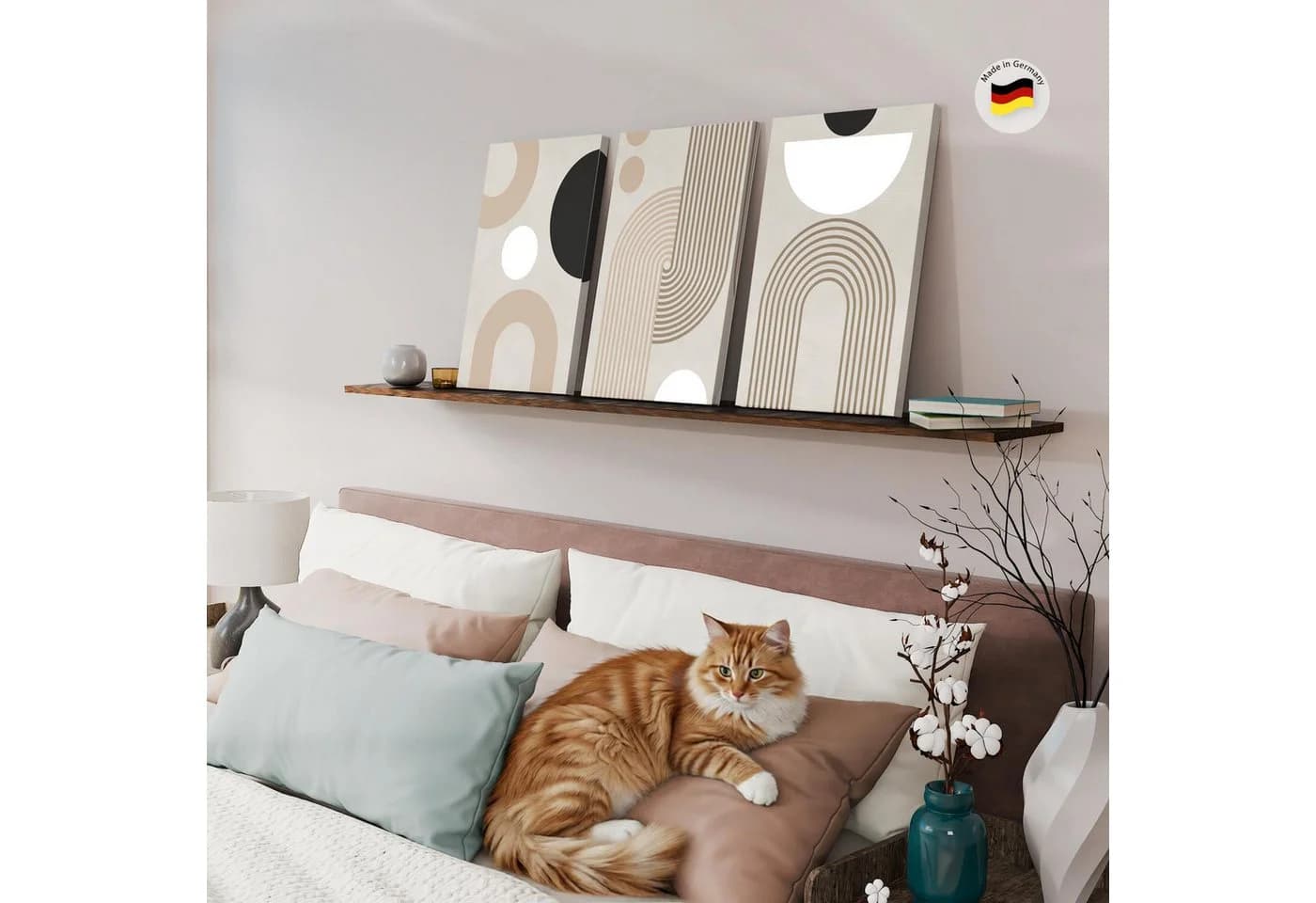 Novart Wandbild Set Abstrakt Geometrisch 3-teilig - Bild 4