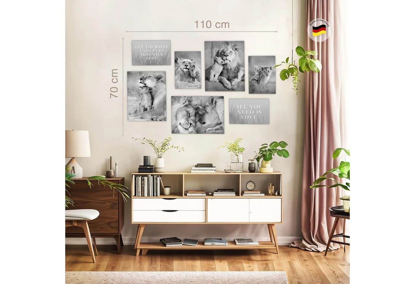 Novart Wandbild Löwen Modernes Motiv - Bild 3
