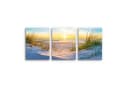 Novart Wandbild Ostsee Strand Meer Boho Wanddeko für Wohnzimmer Bild 1
