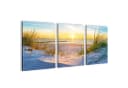 Novart Wandbild Ostsee Strand Meer Boho Wanddeko für Wohnzimmer Bild 2