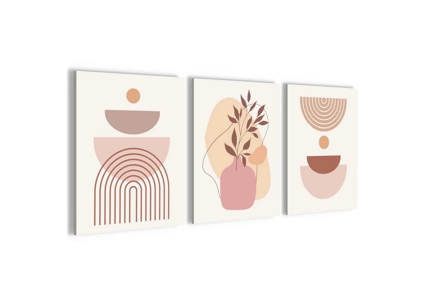 Novart Wandbild Abstrakt Beige Boho Style Made in Germany - Bild 2