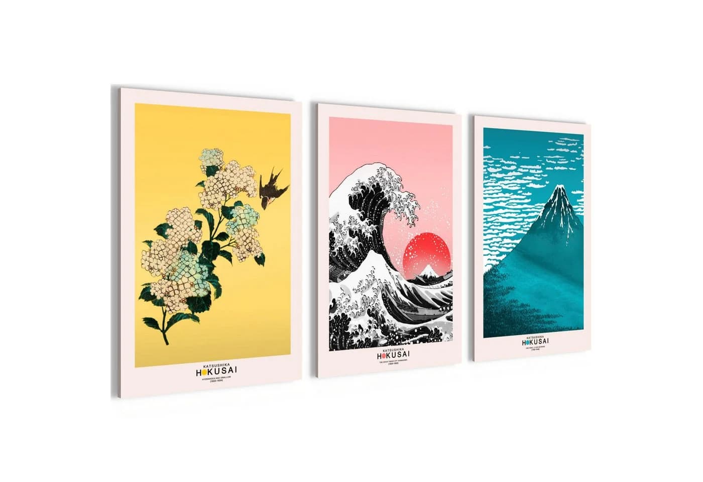Novart Wandbild Japan Hokusai Abstrakt XXL Wandbild - Bild 2