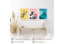 Novart Wandbild Japan Hokusai Abstrakt XXL Wandbild Bild 4