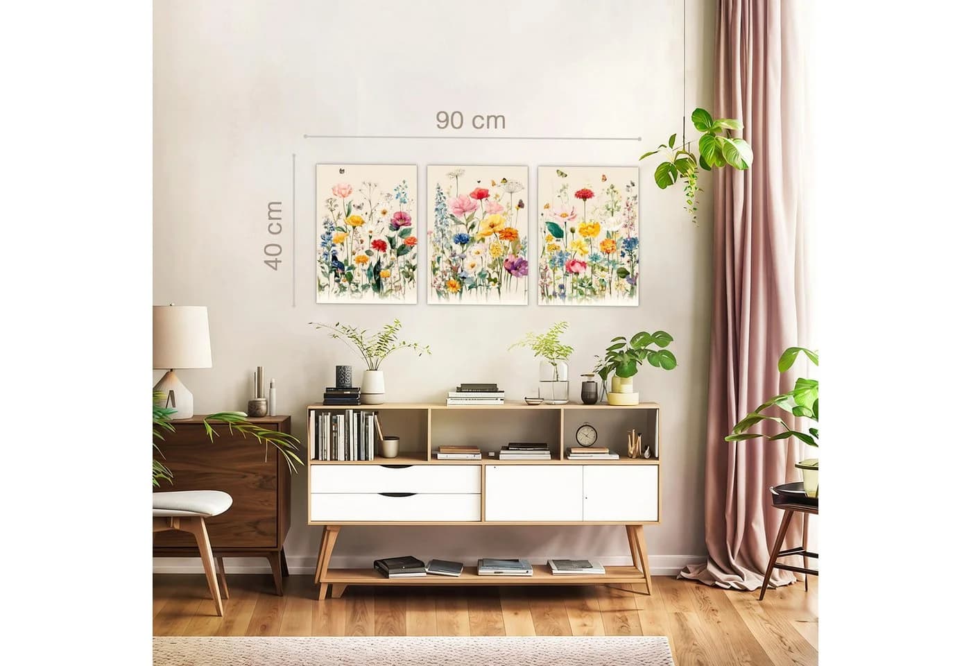 Novart Wandbild Blumenwiese N0408 - Bild 5