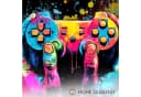 Novart Wandbild Gamer Spielkonsole Bunt Bild 3