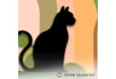 Novart XXL-Wandbild Katzen Abstrakt Modern Beige Orange Bild 3