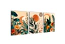 Novart Wandbild Abstrakt Bunter Baum des Lebens Deko Bild 2