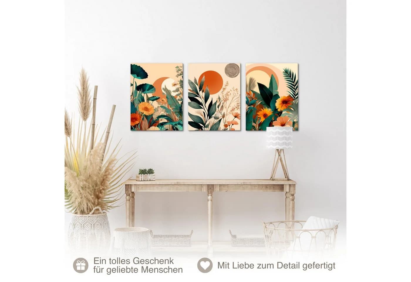 Novart Wandbild Abstrakt Bunter Baum des Lebens Deko - Bild 4