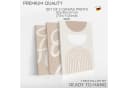 Novart Wandbild 3er Set Abstrakt Beige Linien 20x30 cm Bild 5