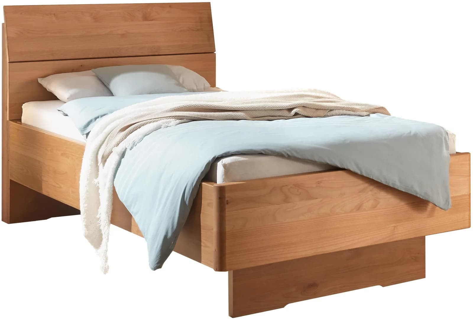Holzbett WIEMANN Cardiff Teilmassive Erle