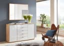 Kombikommode WIEMANN Cardiff Sideboard Wäscheschrank Bianco-Eiche Schubladen Bild 1