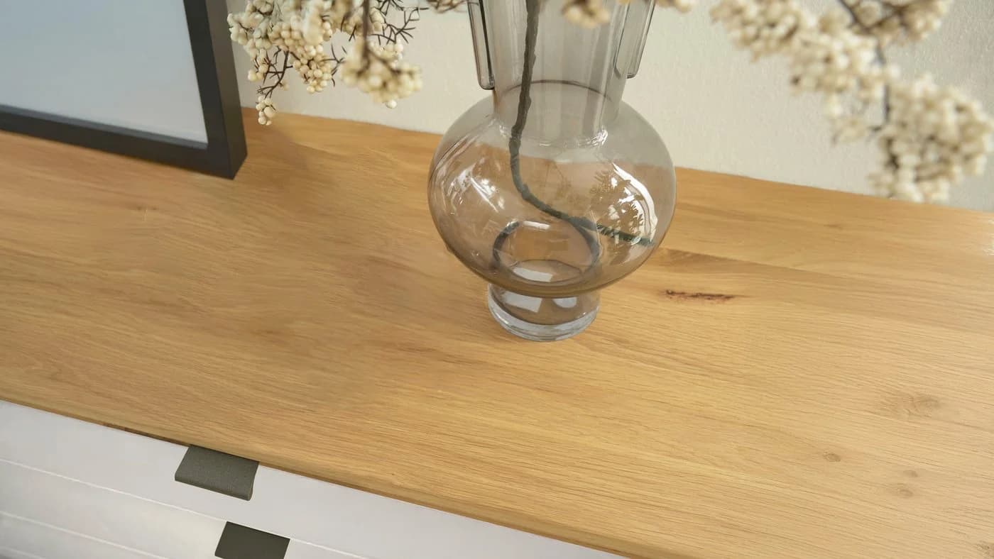 Kombikommode WIEMANN Cardiff Sideboard Wäscheschrank Bianco-Eiche Schubladen - Bild 5