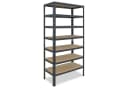 shelfplaza Schwerlastregal HOME 7 Böden Anthrazit Metall Bild 2