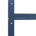 shelfplaza Schwerlastregal HOME 115x120x60cm blau 3 Böden Bild 3