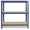 shelfplaza Schwerlastregal HOME 115x120x60cm blau 3 Böden Bild 4