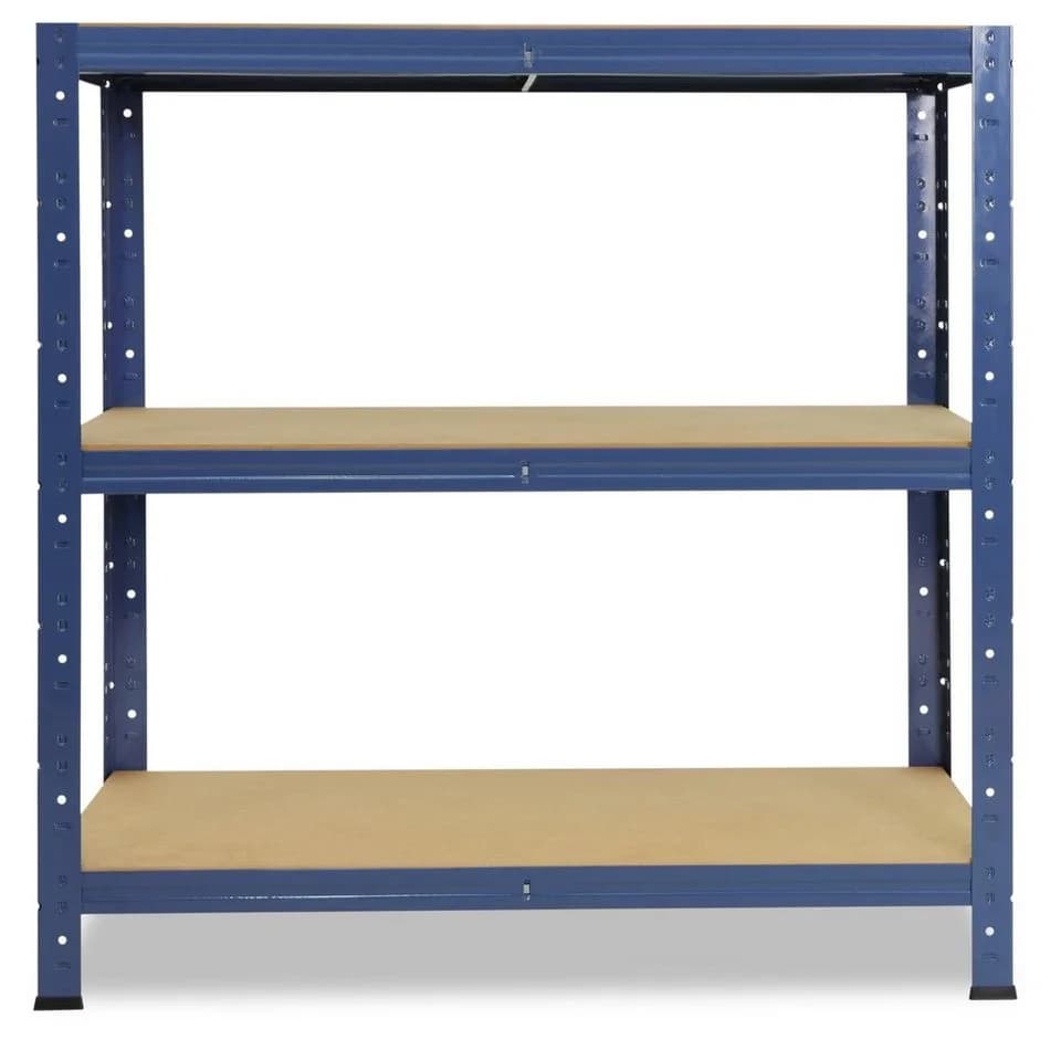 shelfplaza Schwerlastregal HOME 115x120x60cm blau 3 Böden - Bild 4