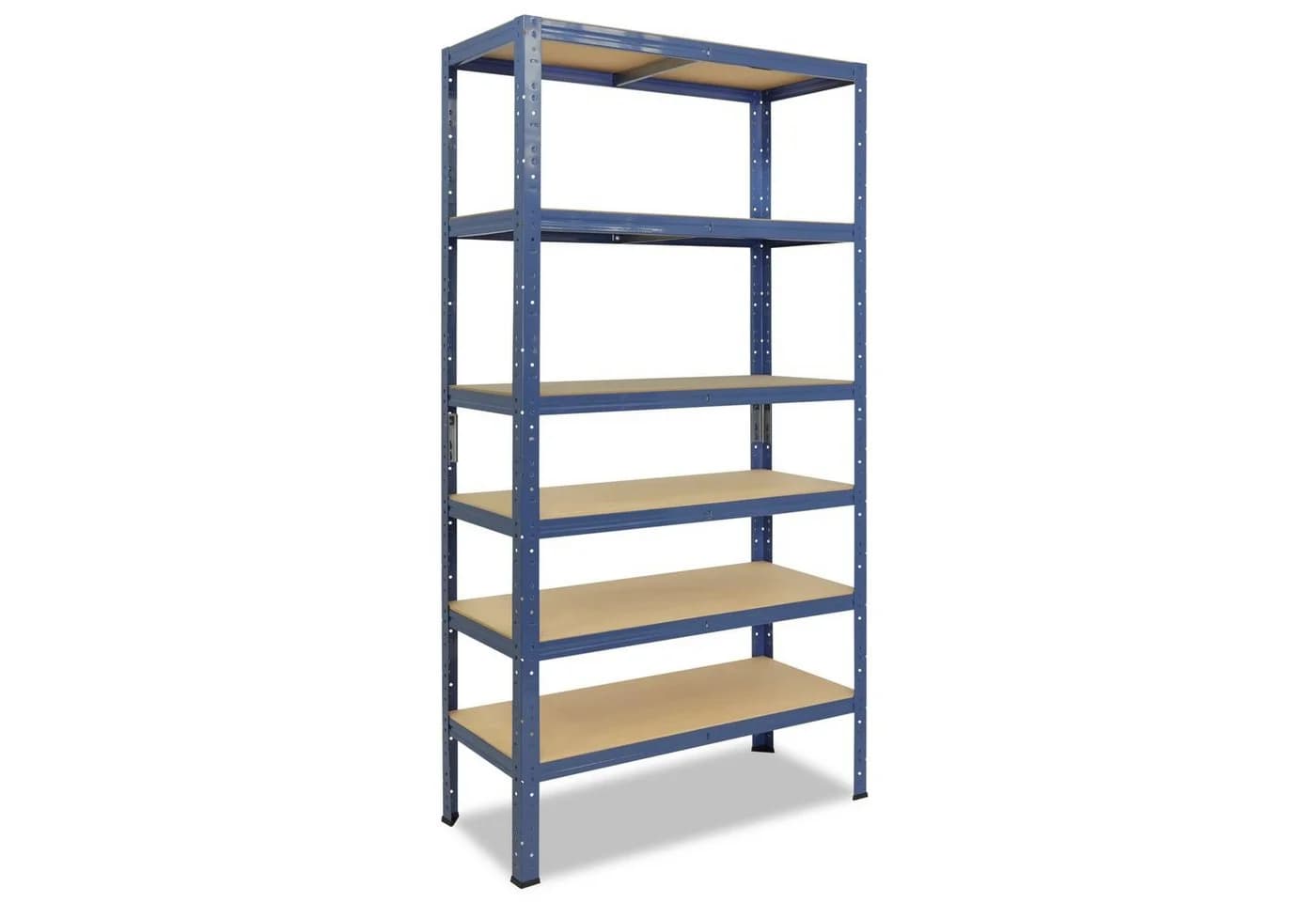 shelfplaza Schwerlastregal HOME 180x30x60cm blau 6 Böden Steckregal - Bild 2