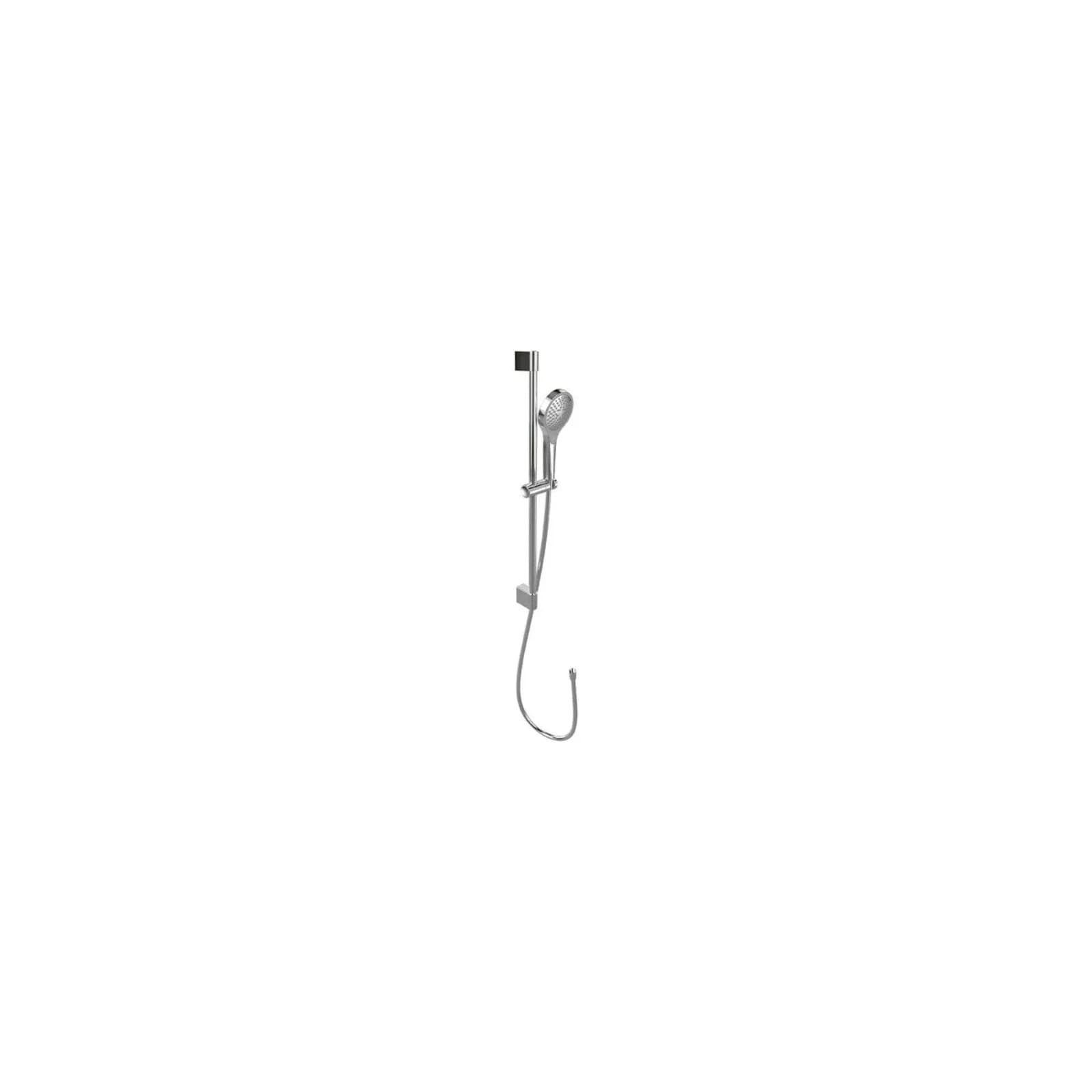 Villeroy & Boch Verve Showers Duschgarnitur 3-strahlig Wandmontage Brushed Nickel Black