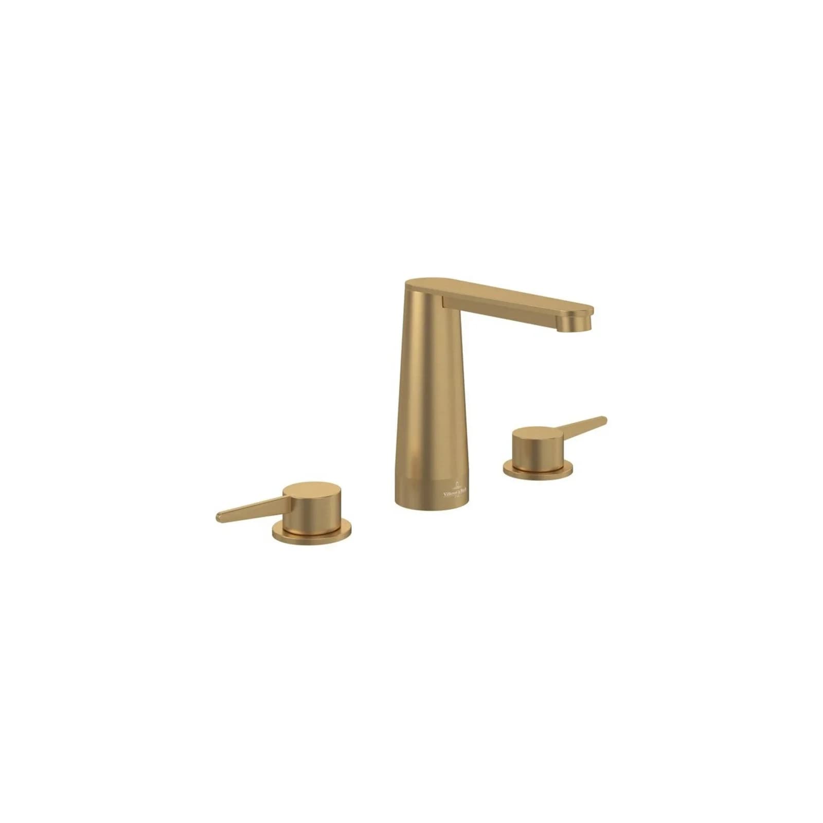 Villeroy und Boch Conum Dreiloch-Waschtischarmatur Brushed Gold