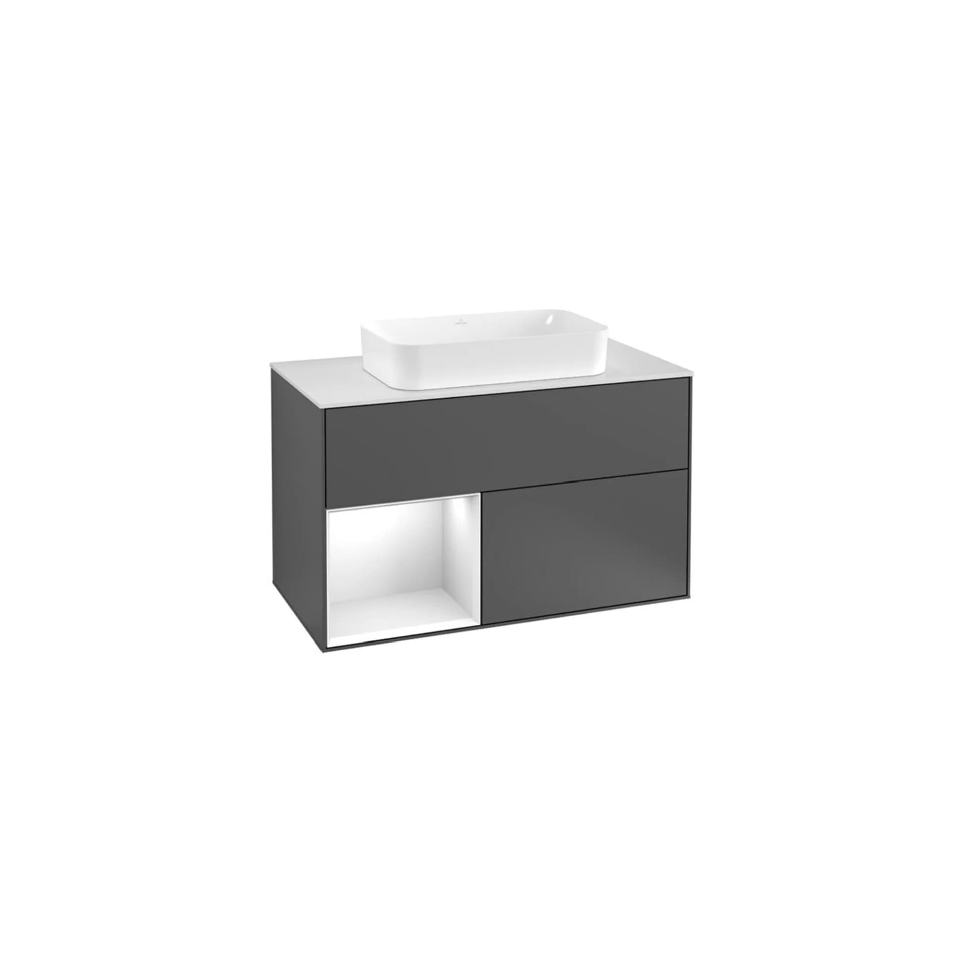 Villeroy & Boch Waschbeckenunterschrank Finion G24 1000x603x501mm mit Beleuchtung