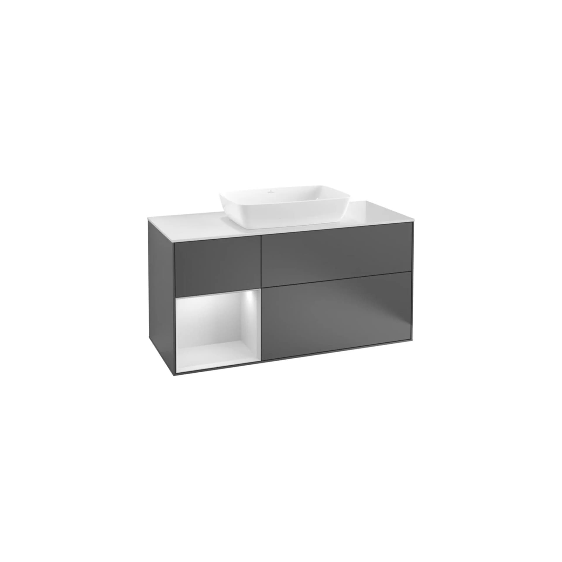 Villeroy & Boch Waschbeckenunterschrank Finion G82 mit LED-Beleuchtung
