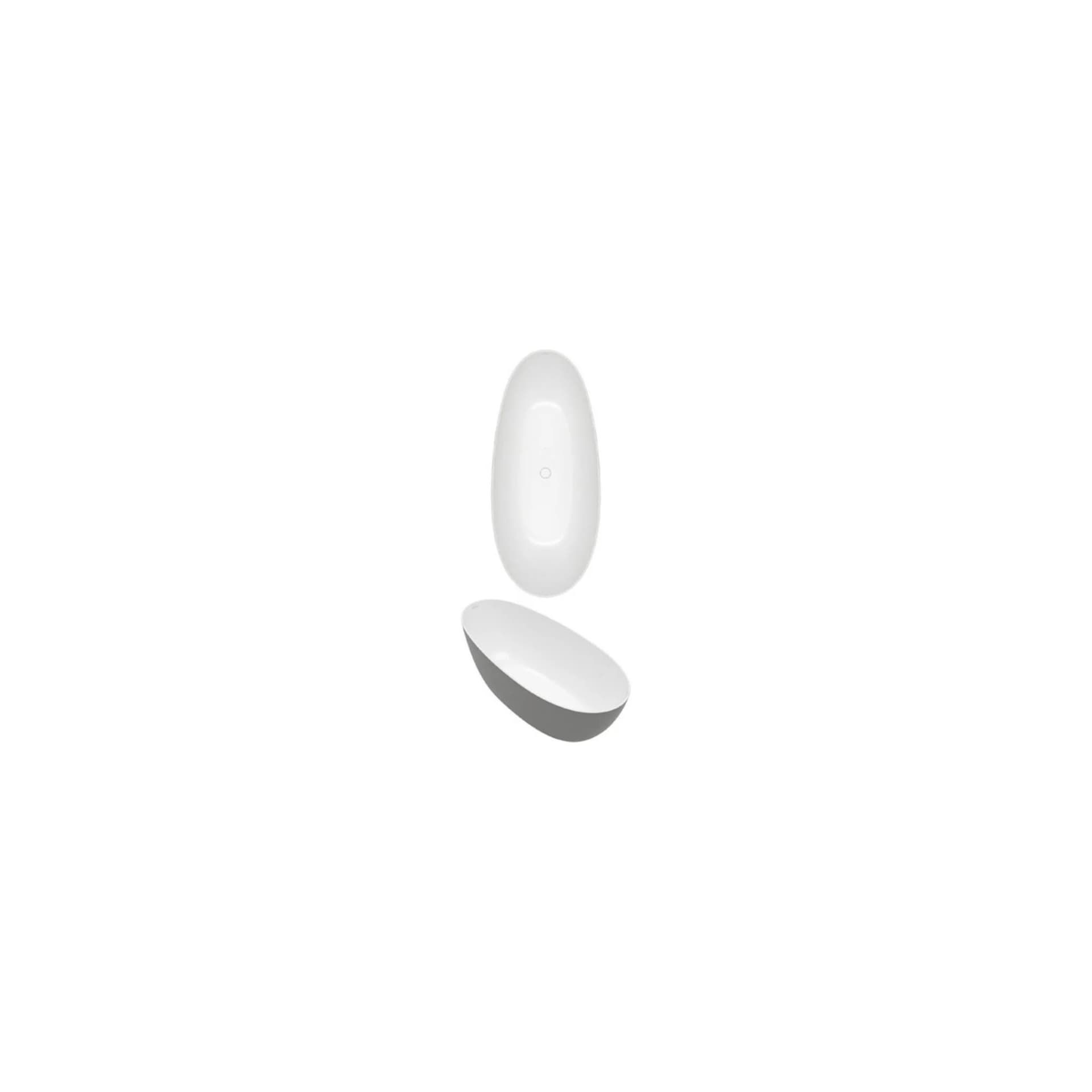 Villeroy & Boch Antao Freistehende Badewanne Stone White