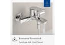 Villeroy & Boch Oasis Aufputz Wasserhahn Badewanne mit Rückflussschutz und Umstellfunktion Bild 3
