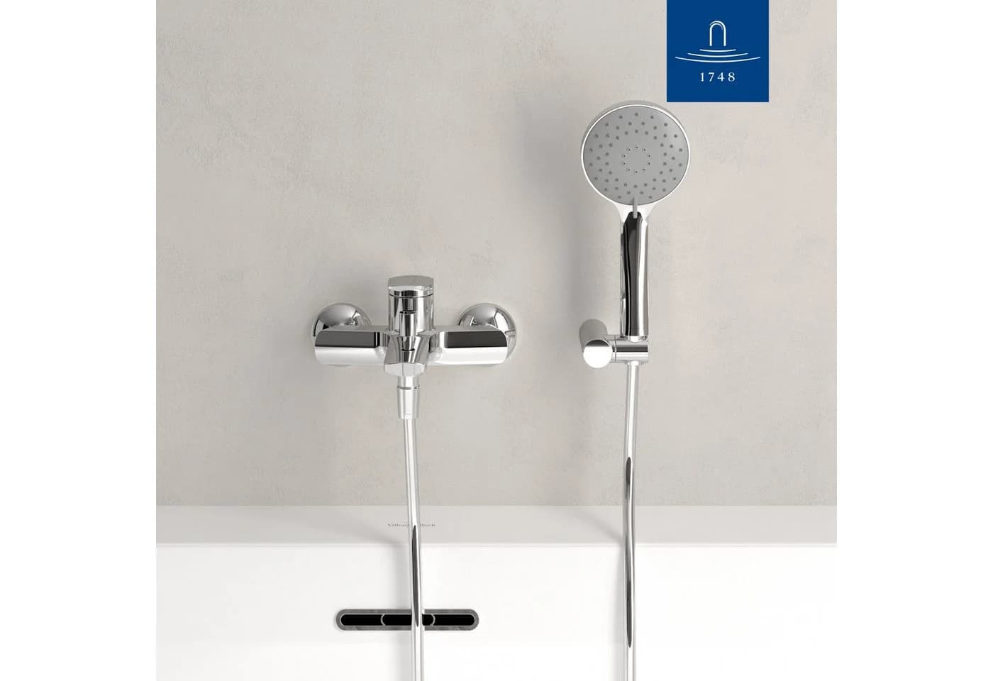 Villeroy & Boch Oasis Aufputz Wasserhahn Badewanne mit Rückflussschutz und Umstellfunktion - Bild 5