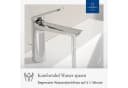 Villeroy & Boch Waschtischarmatur Oasis Chrom mit AquaSmart Bild 1