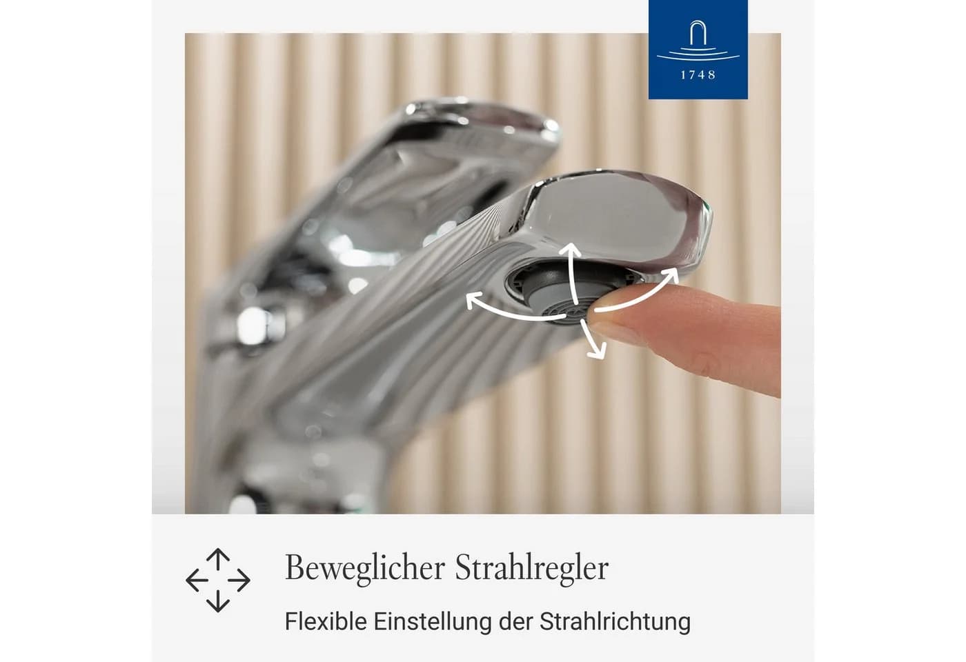 Villeroy & Boch Waschtischarmatur Oasis Chrom mit AquaSmart - Bild 3