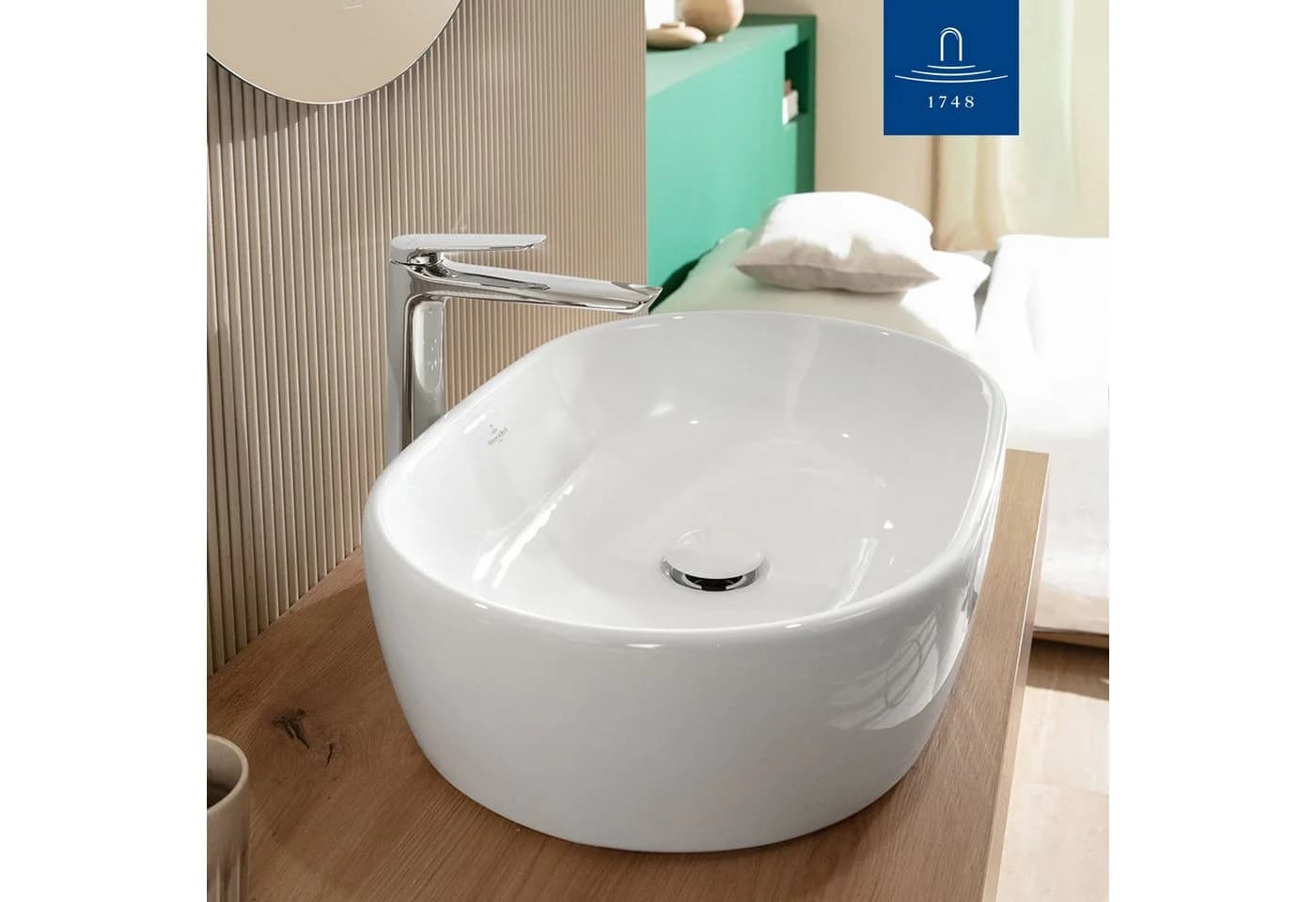 Villeroy & Boch Oasis Waschtischarmatur Silber Chrom mit Keramikkartuche - Bild 5