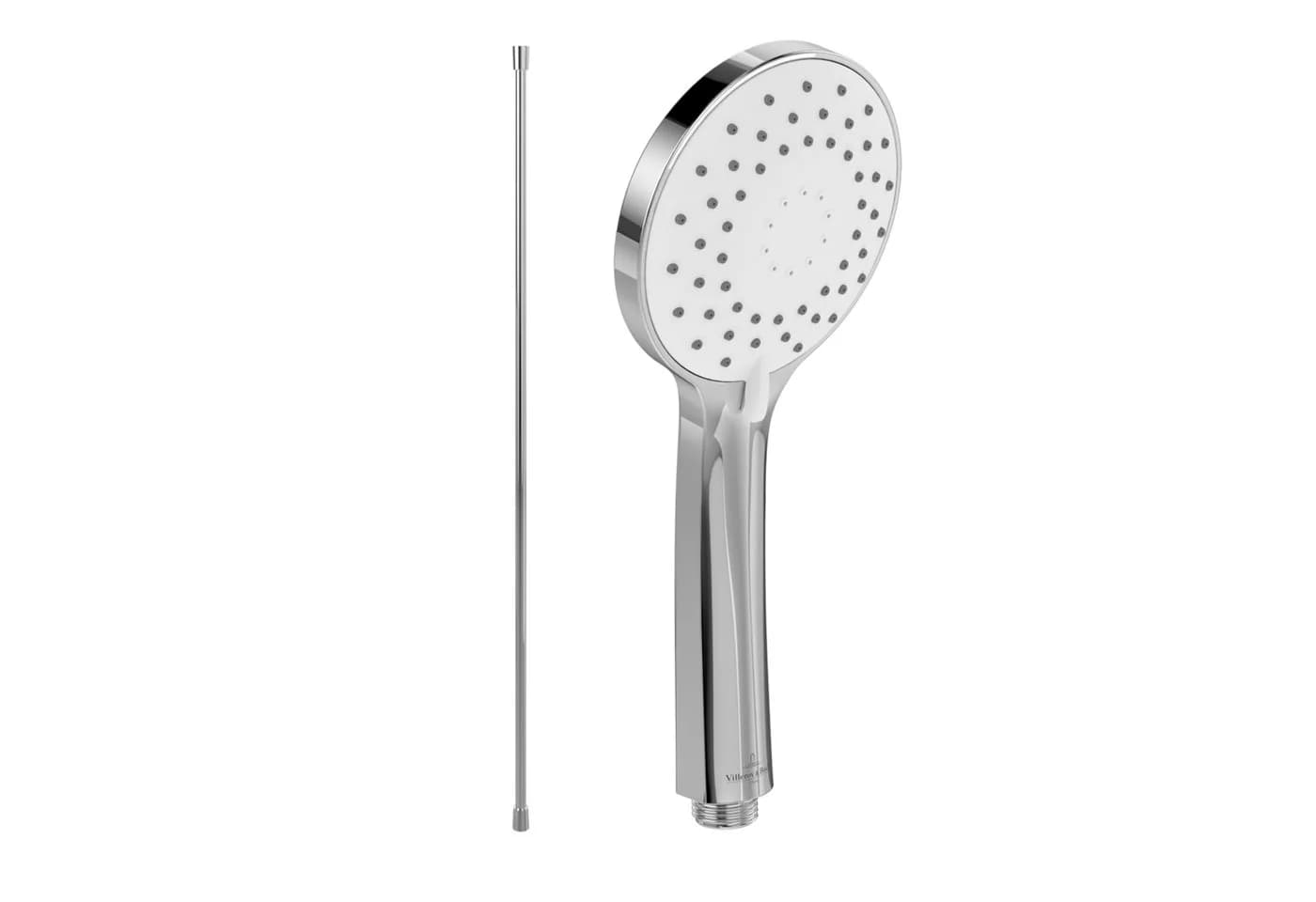 Villeroy & Boch Handbrause Universal Showers, Set aus Duschkopf und Handbrauseschlauch, Chrom - Bild 2