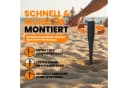 Kamelio Bodenhülse Sonnenschirm Halterung Schwarz Bild 3