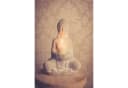 Kamelio Buddhafigur Stein 30cm sitzend mit Teelichthalter Bild 2