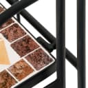 Kamelio Pflanzentreppe Mosaikregal Braun/Beige/Schwarz Metall Bild 5