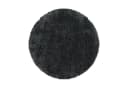 SIMPEX24 Teppich Unicolor Grau Rund Shaggy Modern Bild 2