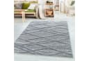 SIMPEX24 Teppich Boho Design Grau Hochflor 3D Optik Bild 2