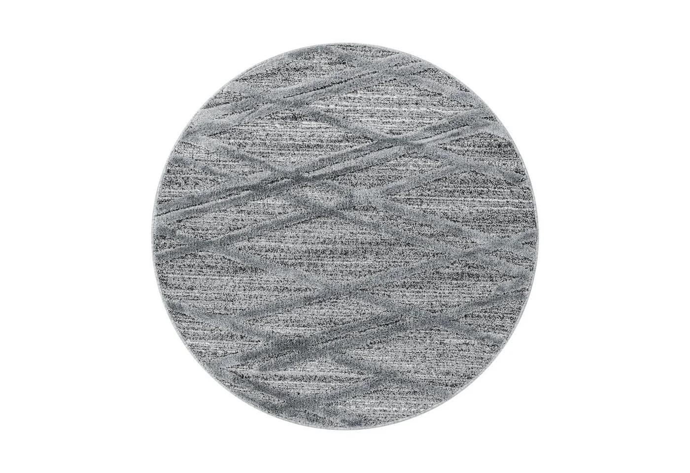 SIMPEX24 Teppich Boho Design Grau Hochflor 3D Optik - Bild 3