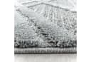 SIMPEX24 Teppich Boho Design Grau Hochflor 3D Optik Bild 4